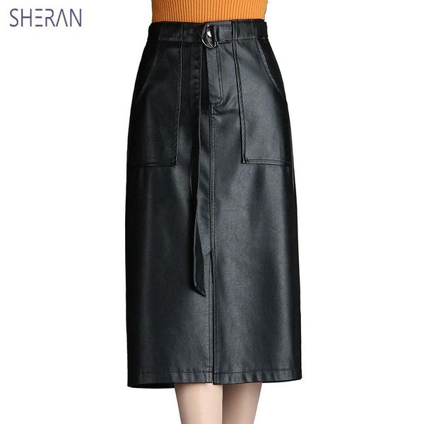 skirts 2021 autumn winter pu leather skirt women a-line christmas knee length female high waist black womens jupe femme
skirts 2021 autumn winter pu leather skirt women a-line christmas knee length female high waist black womens jupe femme