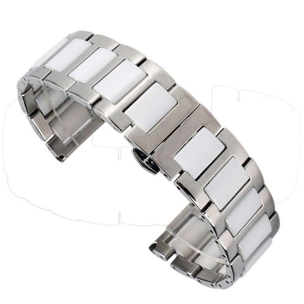 watch bands 18mm 20mm silver stainless steel ceramics band strap replace hidden clasp bracelet women men watchband + 2 spring bars, Black;brown
watch bands 18mm 20mm silver stainless steel ceramics band strap replace hidden clasp bracelet women men watchband + 2 spring bars, Black;brown