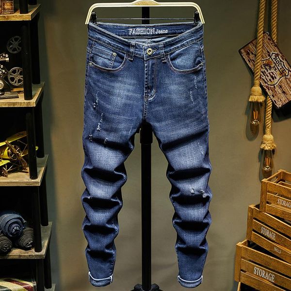 jeans men stretch blue business casual slim straight fashion denim pants male trousers regular fit large size 38 men's
jeans men stretch blue business casual slim straight fashion denim pants male trousers regular fit large size 38 men's