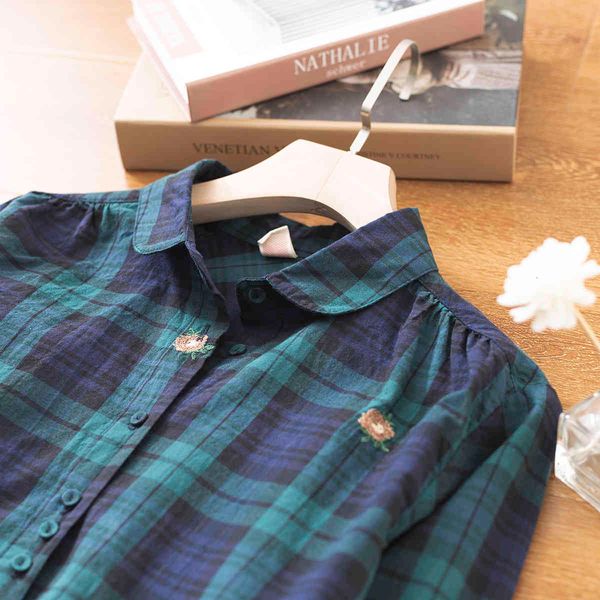 women's blouses & shirts lamtrip february 2021 retro dark green pliad rose embroidery peter pan collar long sleeve cotton 100% shi, White
women's blouses & shirts lamtrip february 2021 retro dark green pliad rose embroidery peter pan collar long sleeve cotton 100% shi, White