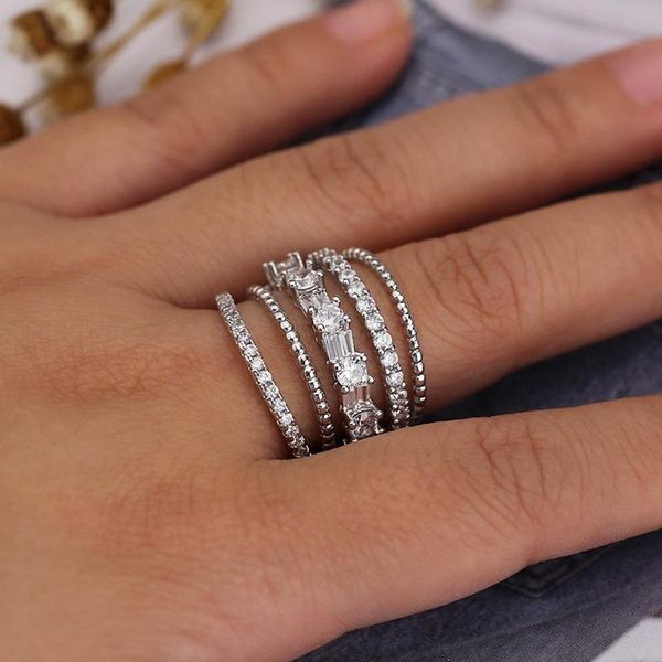 wedding rings trendy bohemian stylish women several layers with full micro paved jewelry gold color available ring, Slivery;golden
wedding rings trendy bohemian stylish women several layers with full micro paved jewelry gold color available ring, Slivery;golden
