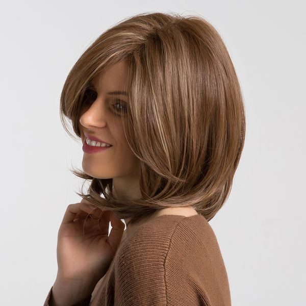 costume accessories easihair short medium brown synthetic wigs for women blonde highlight wigs layered natural hair wigs part no silico, Silver
costume accessories easihair short medium brown synthetic wigs for women blonde highlight wigs layered natural hair wigs part no silico, Silver