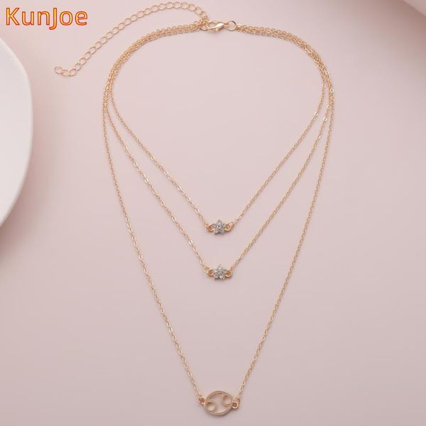kunjoe 3pcs/set fashion multilayer rhinestone necklace for women circle pendant heart crystal hip hop punk jewelry gift necklaces, Silver
kunjoe 3pcs/set fashion multilayer rhinestone necklace for women circle pendant heart crystal hip hop punk jewelry gift necklaces, Silver