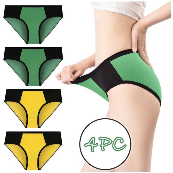 yoga outfit 4pcs cotton women's panties elastic soft large size 4xxl contrast color ladies underwear breathable high waist hip-up brief
yoga outfit 4pcs cotton women's panties elastic soft large size 4xxl contrast color ladies underwear breathable high waist hip-up brief
