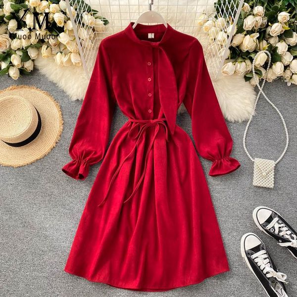 casual dresses yuoomuoo fashion stand collar party autumn shirt dress solid long sleeve sash belt female office vestidos, Black;gray
casual dresses yuoomuoo fashion stand collar party autumn shirt dress solid long sleeve sash belt female office vestidos, Black;gray