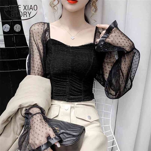 white shirts women vintage puff sleeve femme square collar pleated chiffon blouse casual short arrival 12071 210421
white shirts women vintage puff sleeve femme square collar pleated chiffon blouse casual short arrival 12071 210421