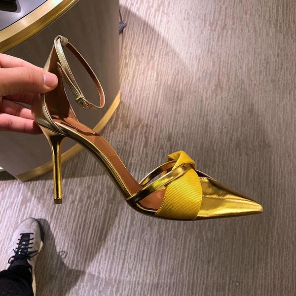 golden mirror shiny leather bowtie sandals pointed toe mixed colors ankle strap high heels ladies party outfit, Black
golden mirror shiny leather bowtie sandals pointed toe mixed colors ankle strap high heels ladies party outfit, Black