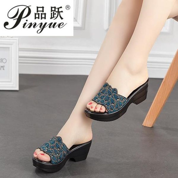 slippers large size women sandals summer 2021 fashion female genuine leather middle - aged wedge shoes mother, Black
slippers large size women sandals summer 2021 fashion female genuine leather middle - aged wedge shoes mother, Black