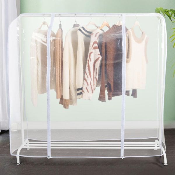 clothing & wardrobe storage transparent full cover garment rack peva rail clear zip dustproof waterproof bag 1pc
clothing & wardrobe storage transparent full cover garment rack peva rail clear zip dustproof waterproof bag 1pc
