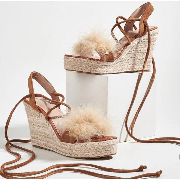 women's ankle strap sandals platform bandage ladies wedges pump women slope heel party shoes female footwear fashion short plush, Black
women's ankle strap sandals platform bandage ladies wedges pump women slope heel party shoes female footwear fashion short plush, Black