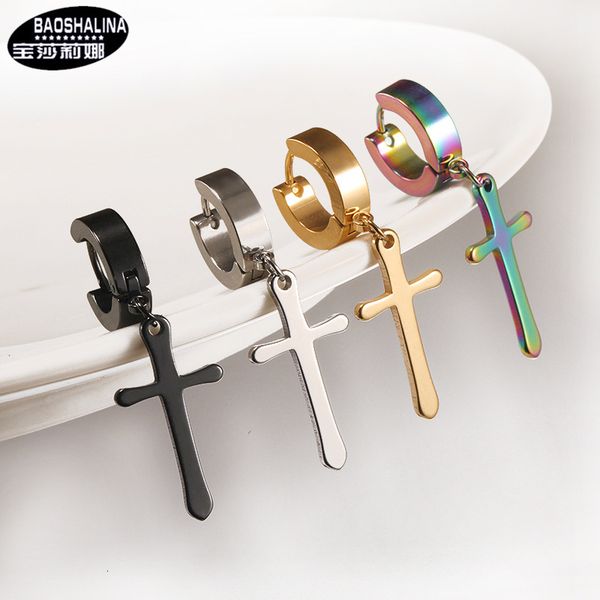 studs earrings rosalina is not allergic, ear hole titanium steel clip ring, male stainless cross nail, Golden;silver
studs earrings rosalina is not allergic, ear hole titanium steel clip ring, male stainless cross nail, Golden;silver