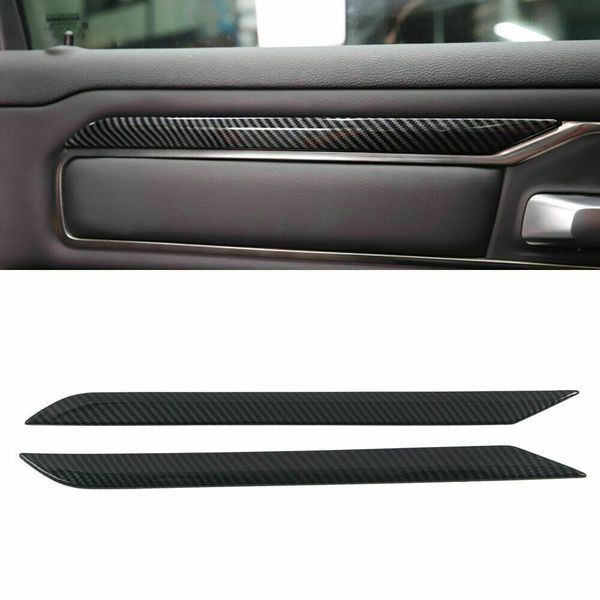 carbon fiber interior door trim strip decoration for dodge ram 1500 18+ accessories 2pc
carbon fiber interior door trim strip decoration for dodge ram 1500 18+ accessories 2pc