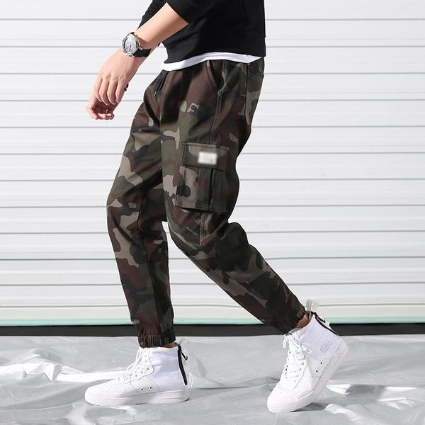 men's pants camouflage loose multi-pocket ankle elastic banded trousers casual outdoor safari style cargo plus large size m-7xl, Black
men's pants camouflage loose multi-pocket ankle elastic banded trousers casual outdoor safari style cargo plus large size m-7xl, Black