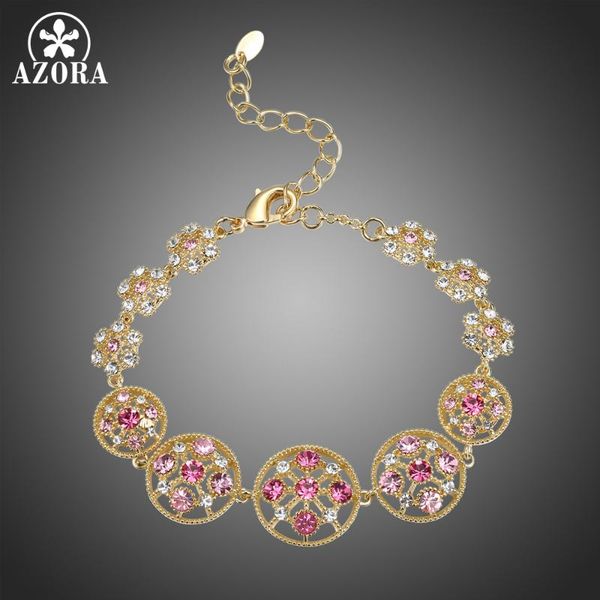 link, chain azora design shiny flower bracelet for women girls wedding party exquisite pink austrian crystal fashion jewelry gift 0208, Black
link, chain azora design shiny flower bracelet for women girls wedding party exquisite pink austrian crystal fashion jewelry gift 0208, Black