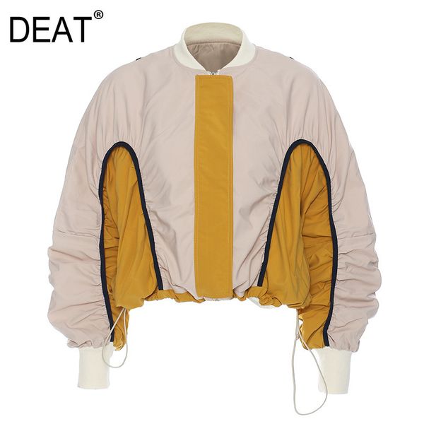 deat autumn and spring fashion casual long sleeve clothing versatile contrast drawstring loose coat women sh050 210428, Black;brown
deat autumn and spring fashion casual long sleeve clothing versatile contrast drawstring loose coat women sh050 210428, Black;brown