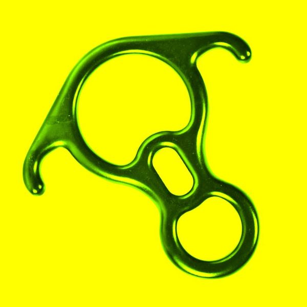 50kn figure 8 descender with bent-ear rappelling gear belay device climbing drop protector loop for rock outd cords, slings and webbing
50kn figure 8 descender with bent-ear rappelling gear belay device climbing drop protector loop for rock outd cords, slings and webbing