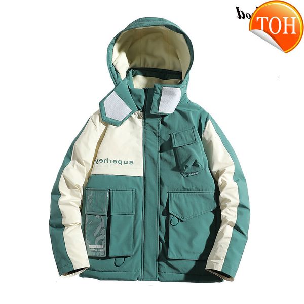 halacood fashion brand winter down jacket men casual duck coat thickening warm hooded windproof mens plus size, Black
halacood fashion brand winter down jacket men casual duck coat thickening warm hooded windproof mens plus size, Black