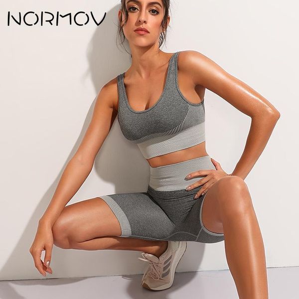 yoga outfit normov sports women seamless fitness set summer gym clothing push up bra and running shorts workout tracksuit suits
yoga outfit normov sports women seamless fitness set summer gym clothing push up bra and running shorts workout tracksuit suits