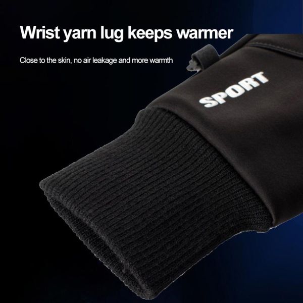 cycling gloves men's autumn winter plus velvet warmth waterproof and windproof touch screen for sports equipment, Black
cycling gloves men's autumn winter plus velvet warmth waterproof and windproof touch screen for sports equipment, Black