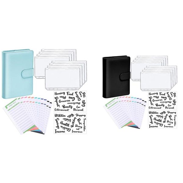 gift wrap a6 pu leather notebook binder budget planning notepad, 6 ring sleeves, 8 pockets, for bill
gift wrap a6 pu leather notebook binder budget planning notepad, 6 ring sleeves, 8 pockets, for bill