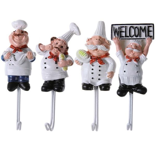 hooks & rails creative cartoon chef shape stainless steel wall door clothes coat hat hanger kitchen bathroom rustproof decor#g3
hooks & rails creative cartoon chef shape stainless steel wall door clothes coat hat hanger kitchen bathroom rustproof decor#g3