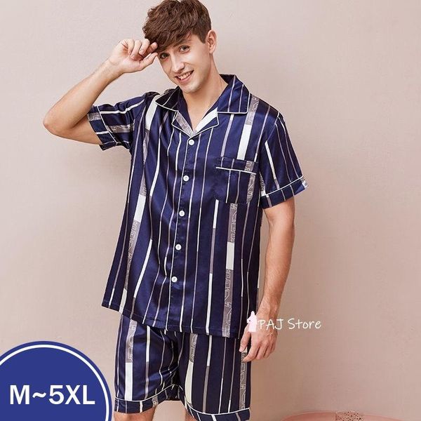 men's sleepwear plus size 5xl pajama short's for summer satin set silk male pijama casual home clothes pyjama homme pijamas, Black;brown
men's sleepwear plus size 5xl pajama short's for summer satin set silk male pijama casual home clothes pyjama homme pijamas, Black;brown