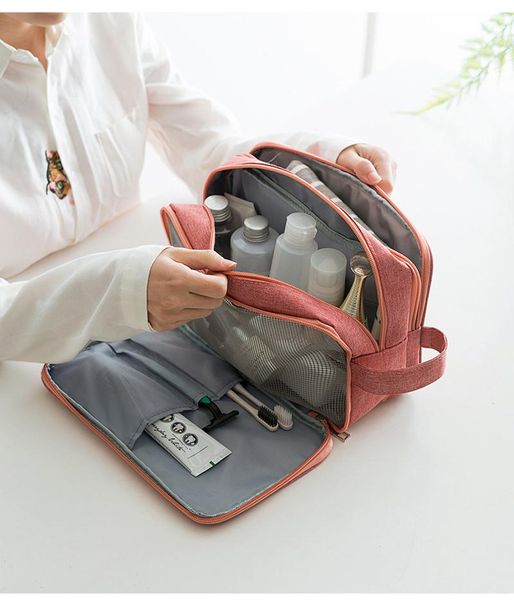 travel cosmetic bag men women waterproof makeup bags storage high-capacity bath toiletry wash & cases
travel cosmetic bag men women waterproof makeup bags storage high-capacity bath toiletry wash & cases