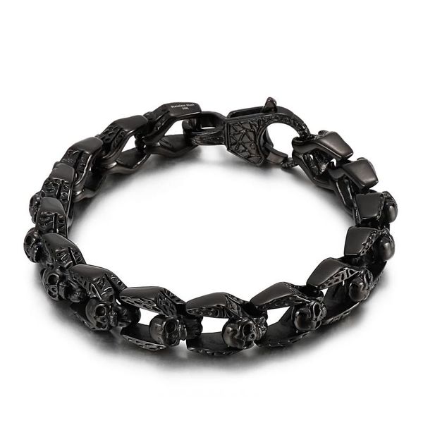 charm bracelets 316l stainless steel evil skull chain bracelet men demon ghost punk wristband jewelry, Golden;silver
charm bracelets 316l stainless steel evil skull chain bracelet men demon ghost punk wristband jewelry, Golden;silver