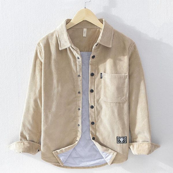 winter personality style cotton corduroy men casual breathable comfortable slim fit long-sleeved thicken warm sanded shirt men's shirts, White;black
winter personality style cotton corduroy men casual breathable comfortable slim fit long-sleeved thicken warm sanded shirt men's shirts, White;black