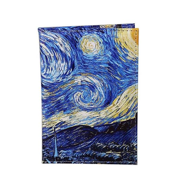 card holders fashion starry sky passport cover pu leather travel women men pass port holder case business wallet, Brown;gray
card holders fashion starry sky passport cover pu leather travel women men pass port holder case business wallet, Brown;gray
