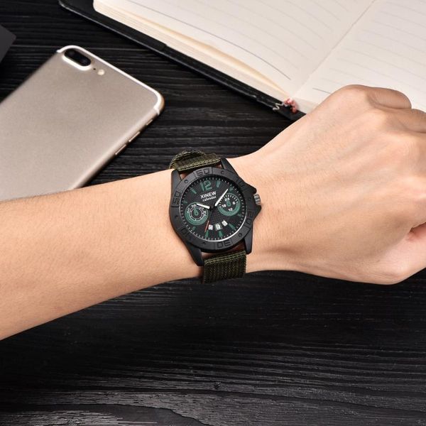 wristwatches relogio brand watches luxury men women geneva platimum nylon wrist watch quartz mens hours clock xq, Slivery;brown
wristwatches relogio brand watches luxury men women geneva platimum nylon wrist watch quartz mens hours clock xq, Slivery;brown