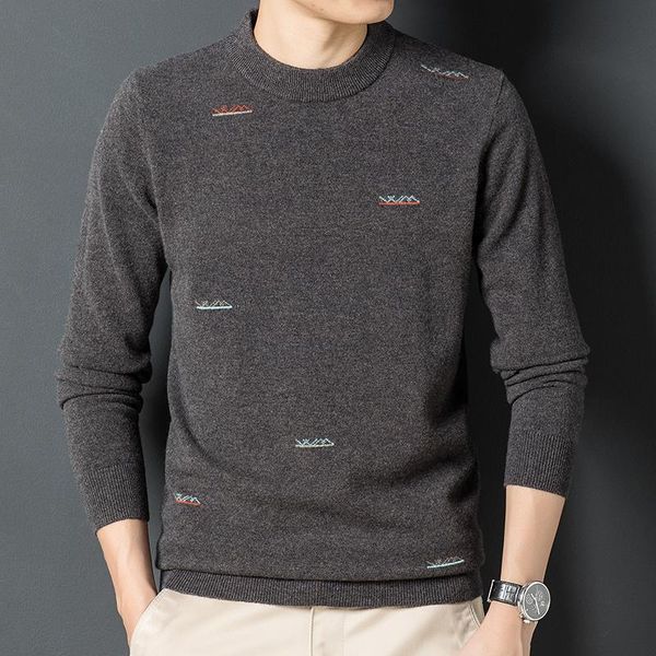 men's sweaters 2021 winter business round neck sweater warm pullover knitted bottoming shirt., White;black
men's sweaters 2021 winter business round neck sweater warm pullover knitted bottoming shirt., White;black