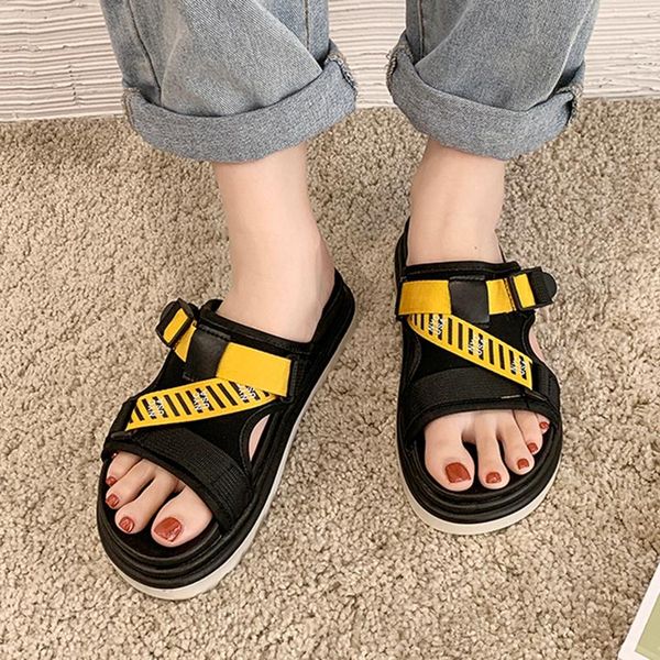 lucyever summer mixed colors casual slippers women comfortable mesh flat platform slides woman breathable open toe beach shoes, Black
lucyever summer mixed colors casual slippers women comfortable mesh flat platform slides woman breathable open toe beach shoes, Black