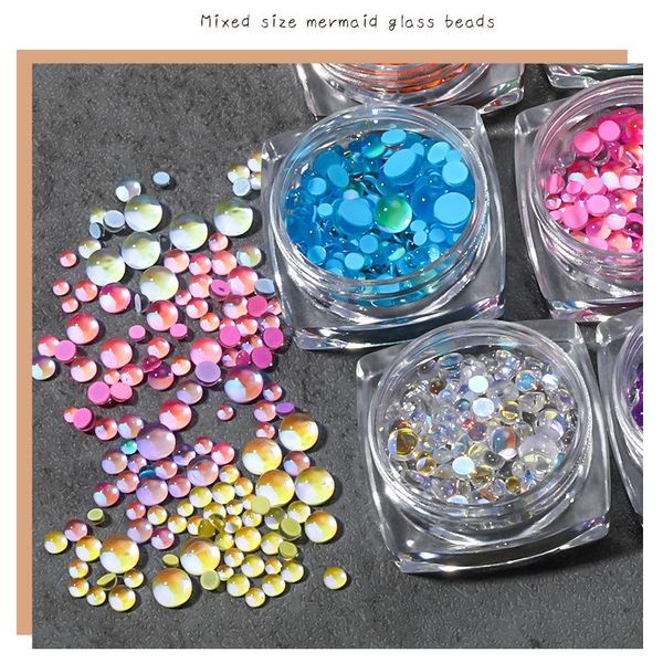 nail art decorations colorful mixed size mermaid round glass crystal beads ab 3d rhinestones manicure nails d053, Silver;gold
nail art decorations colorful mixed size mermaid round glass crystal beads ab 3d rhinestones manicure nails d053, Silver;gold