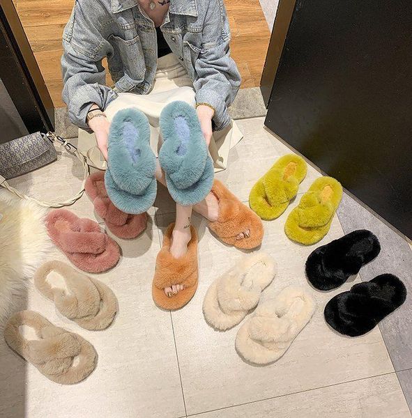 autumn and winter net celebrity slippers foreign trade cross fur women's shoes outer wear warm non-slip w, Black
autumn and winter net celebrity slippers foreign trade cross fur women's shoes outer wear warm non-slip w, Black