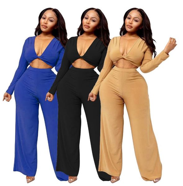 women's two piece pants pure color wide-leg t-shirt set autumn and winter long-sleeved trousers fashion casual two-piece suit, White
women's two piece pants pure color wide-leg t-shirt set autumn and winter long-sleeved trousers fashion casual two-piece suit, White