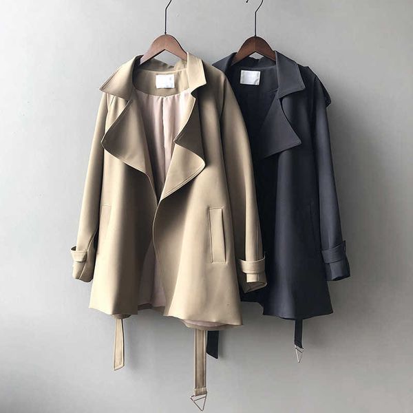 women's trench coats autumn long sleeve turn down collar regular legnth femme casaco abrigo streetwear 1ppz, Tan;black
women's trench coats autumn long sleeve turn down collar regular legnth femme casaco abrigo streetwear 1ppz, Tan;black