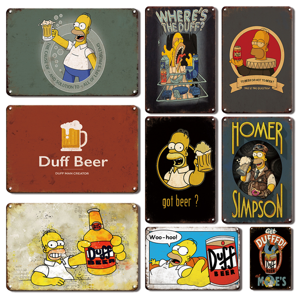 vintage duff beer poster metal plate kitchen bar decorative tin sign retro living room decoration iron painting birthday gift
vintage duff beer poster metal plate kitchen bar decorative tin sign retro living room decoration iron painting birthday gift