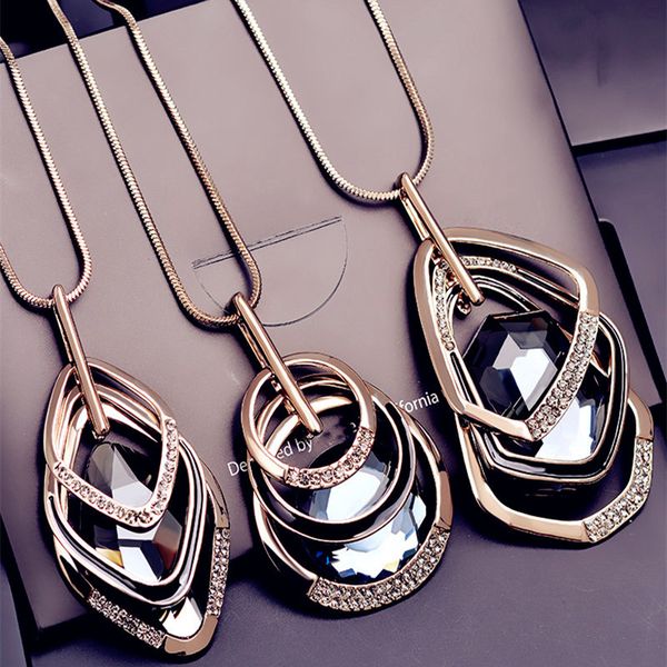 necklace designer gold silver color rhinestone long necklace vintage punk triangle square oval crystal glass pendant necklaces w
necklace designer gold silver color rhinestone long necklace vintage punk triangle square oval crystal glass pendant necklaces w