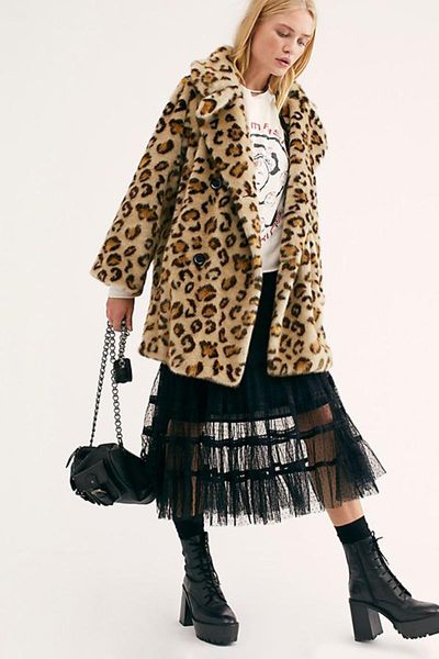 women's wool & blends 2021 winter fashion women faux fur coat female long sleeve large size loose outerwear leopard jacket windbreaker, Black
women's wool & blends 2021 winter fashion women faux fur coat female long sleeve large size loose outerwear leopard jacket windbreaker, Black