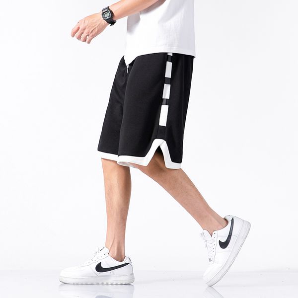 men's shorts men summer solid matching youth sports fashion trend loose big size casual elastic waist pn5f, White;black
men's shorts men summer solid matching youth sports fashion trend loose big size casual elastic waist pn5f, White;black