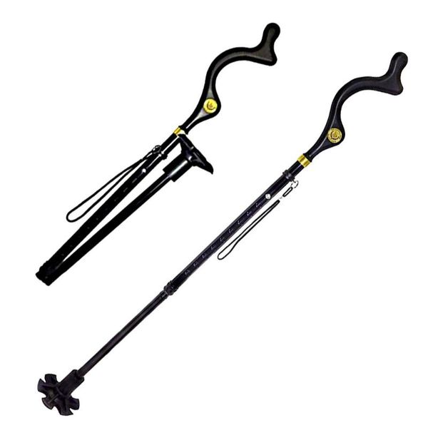 aluminum alloy walking cane portable adjustable hand stick black trekking poles
aluminum alloy walking cane portable adjustable hand stick black trekking poles