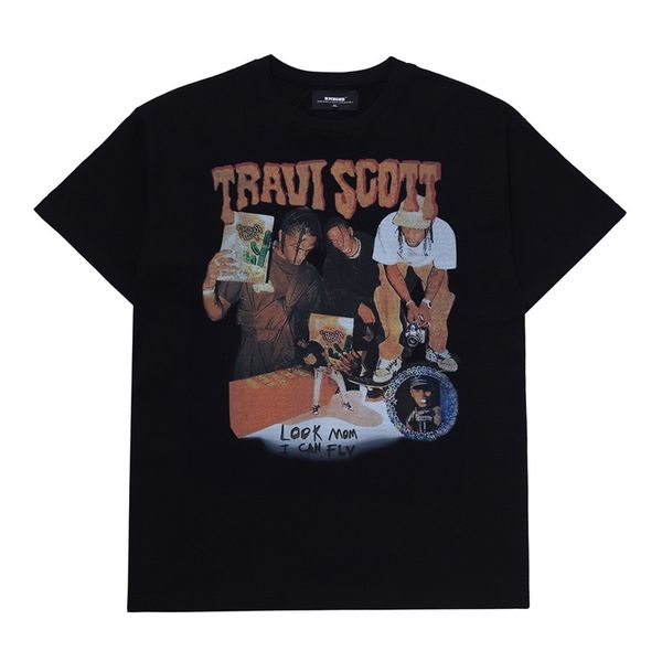 character print short t-shirt men's round neck 5- harajuku fenggao street tide brand half sleeve t-shirt, White;black
character print short t-shirt men's round neck 5- harajuku fenggao street tide brand half sleeve t-shirt, White;black