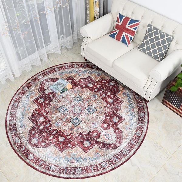 carpets retro round carpet for living room persian style bedroom big area rugs computer chair anti slip rug vintage american floor mats
carpets retro round carpet for living room persian style bedroom big area rugs computer chair anti slip rug vintage american floor mats