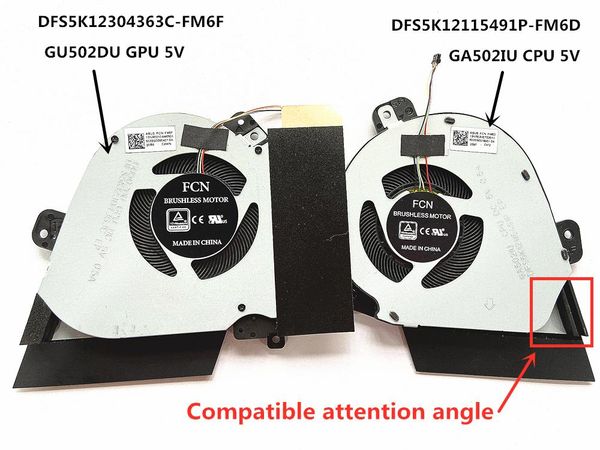 original lapcpugpu cooling fan for asus zephyrus rog ga502 ga502iu gu502 gu502du dfs5k12115491p-fm6d dfs5k12304363c-fm6f fans & coolings
original lapcpugpu cooling fan for asus zephyrus rog ga502 ga502iu gu502 gu502du dfs5k12115491p-fm6d dfs5k12304363c-fm6f fans & coolings