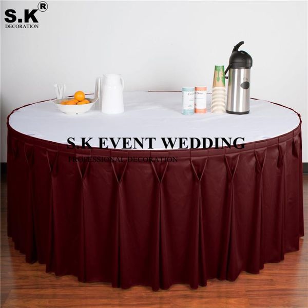 colors choose round ruffled polyester table skirt banquet tablecloth skirting for wedding event party christmas decoration
colors choose round ruffled polyester table skirt banquet tablecloth skirting for wedding event party christmas decoration