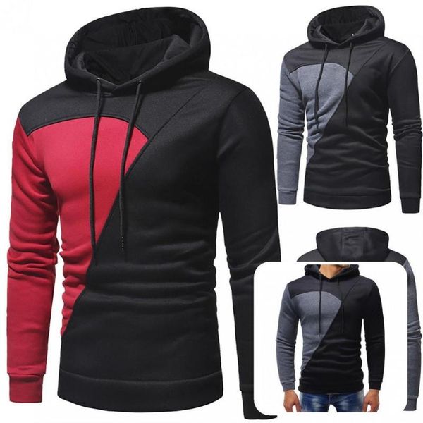 men's sweaters wear resistant shrink color matching hooded pullover sweatshirt male clothing, White;black
men's sweaters wear resistant shrink color matching hooded pullover sweatshirt male clothing, White;black