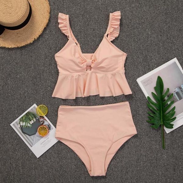 summer women two pieces bathing suit solid with high waisted bottom bikini set swimwear monokini swimsuit 2021 one-piece suits
summer women two pieces bathing suit solid with high waisted bottom bikini set swimwear monokini swimsuit 2021 one-piece suits