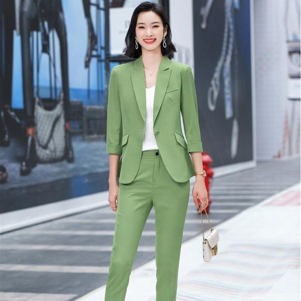 women's two piece pants formal professional suit blazer and trousers for women career interview ol styles elegant green solid jackets c, White
women's two piece pants formal professional suit blazer and trousers for women career interview ol styles elegant green solid jackets c, White