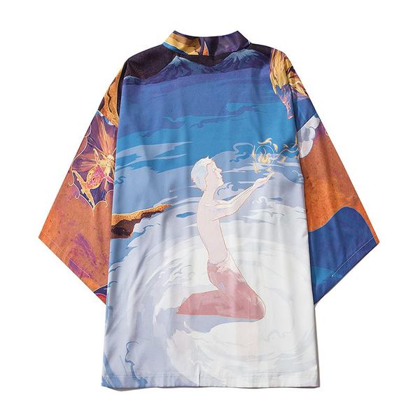 men women cardigan couple cartoon printed harajuku japanese fashion kimono blouse haori obi asian clothes samurai ethnic clothing, Red
men women cardigan couple cartoon printed harajuku japanese fashion kimono blouse haori obi asian clothes samurai ethnic clothing, Red